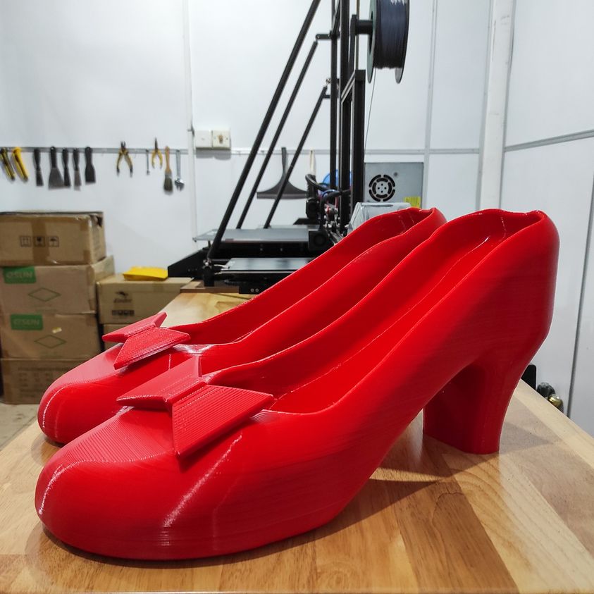 3D Printed larger shoe