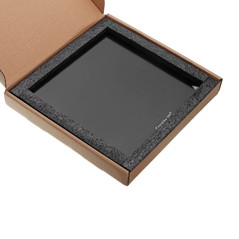 Creality Black Tempered Glass Plate Bed Platform Build Surface 235x235mm - Image 3