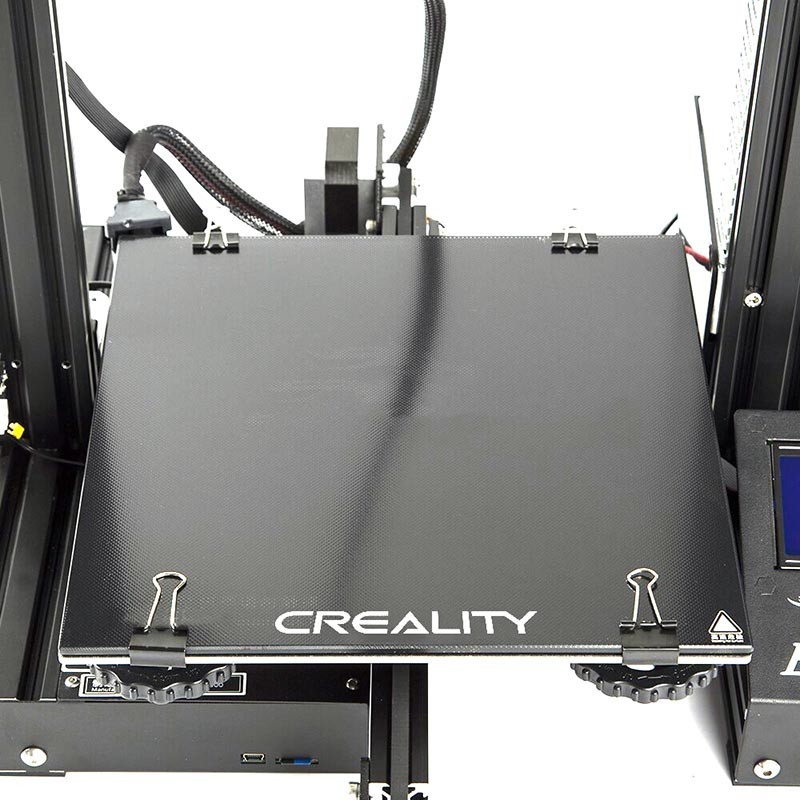 Creality Black Tempered Glass Plate Bed Platform Build Surface 235x235mm - Image 4