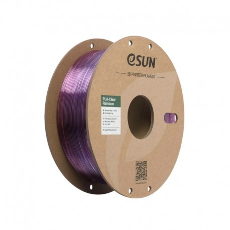 eSUN PLA-Clear Rainbow 3D Printer Filament 1.75mm 1kg
