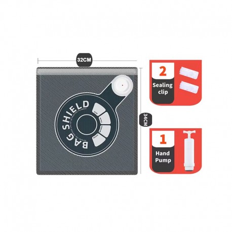 Filament Storage Vacuum Sealing 10pcs Bags and 1pcs Manual Pump Kit - Type C