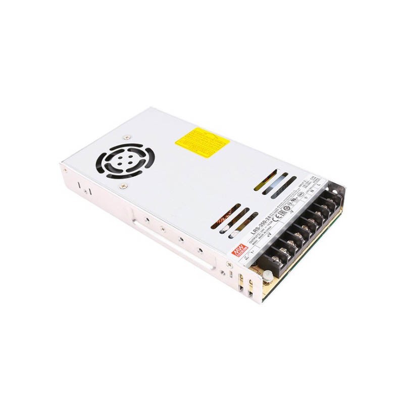MEAN WELL LRS-350-24 350W 24V 14.6A AC-DC Power Supply (Aluminum Cover)