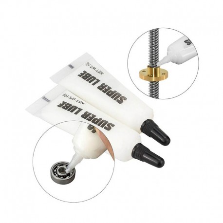 White Grease Lubrication Oil for CNC and 3D Printer Parts